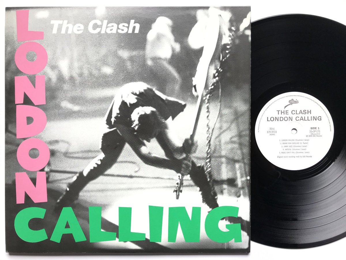 The Clash 『LONDON CALLING』 ロックの歴史の中で最も有名なジャケの1