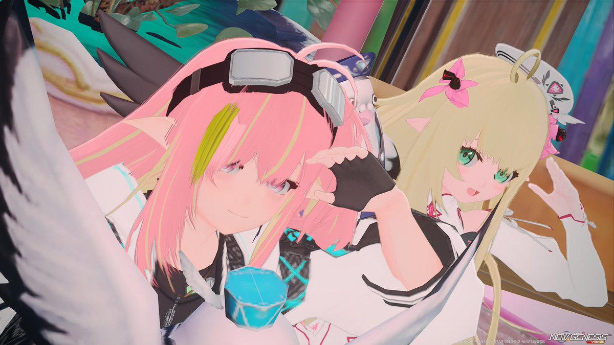 kaoru__NGS's tweet photo. おんぷさんのNGS配信中にパチリ⭐︎
久しぶりにハトスケを見ました〜。
#PSO2NGS_SS https://t.co/Q53QMWokxh