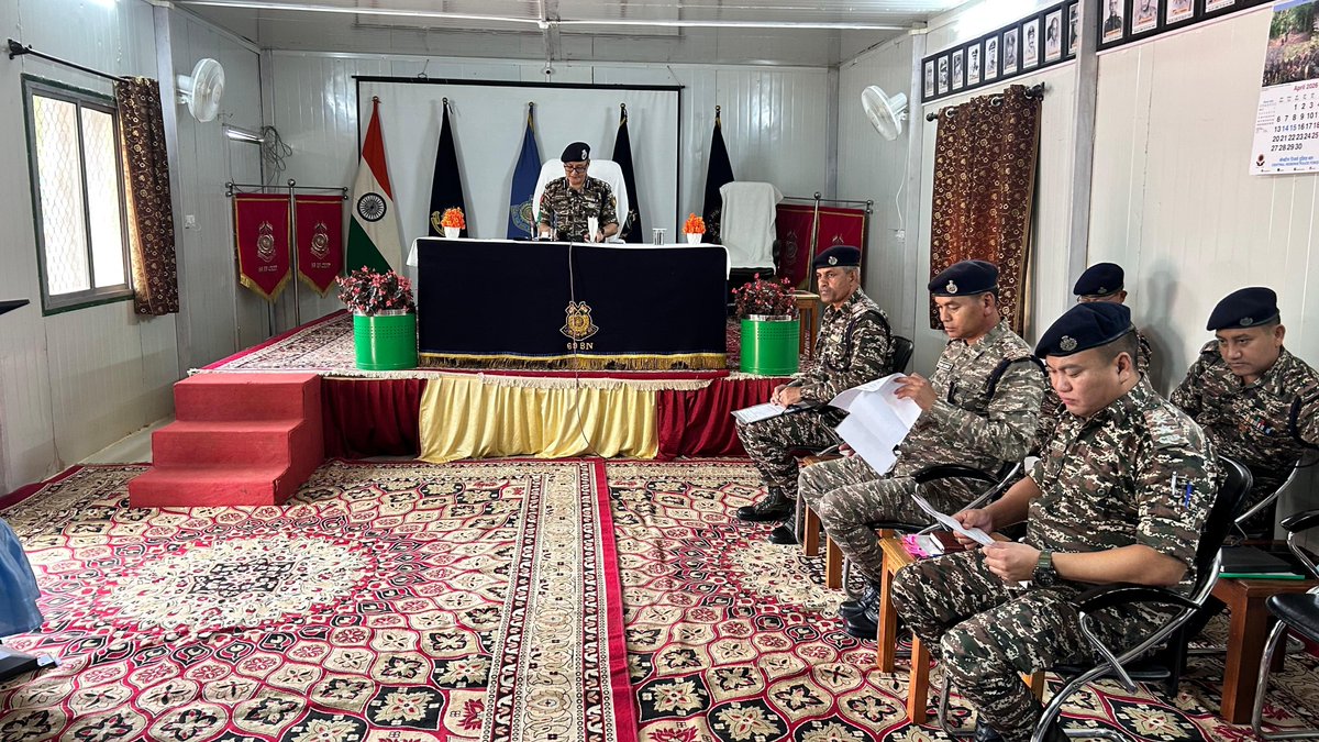tiger69bn's tweet image. On 30/04/2026, Monthly Welfare Meeting was held at 69 Bn HQ under the chairmanship of Sh. S.A. Rojan Zimik, Commandant.
Focused on addressing the welfare, grievances, and well-being of troops to ensure morale, motivation, and operational readiness. 🇮🇳

#CRPF #Welfare #NationFirst