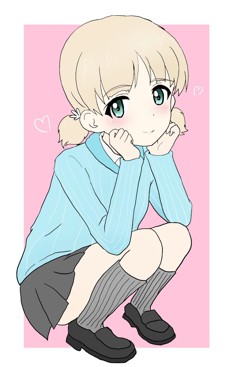 今月描いた絵を晒そう 可愛いアキちゃんを描ける幸せ🍀