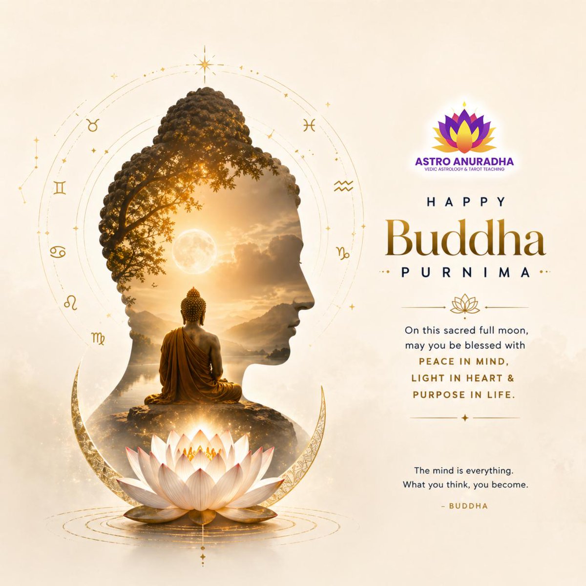 ShardaAnuradha's tweet image. May this Buddha Purnima bring calm to your mind, clarity to your thoughts, and purpose to your journey ✨🪷
Stay grounded, stay aware, and let your inner light guide you.
#BuddhaPurnima #Peace #Mindfulness #SpiritualGrowth #AstroAnuradha #InnerPeace #Wisdom