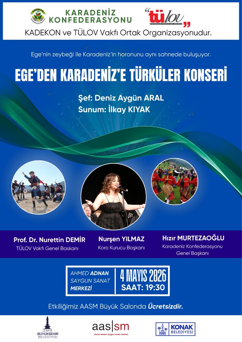 MurtezaogluH's tweet photo. Değerli dostlar 4 mayıstaki ergen Karadeniz’e konserine sizleri de bekliyoruz. https://t.co/Mis7fYyaoW