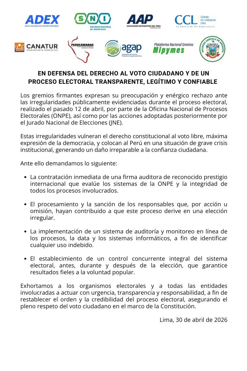 Asociación de Exportadores tweet media