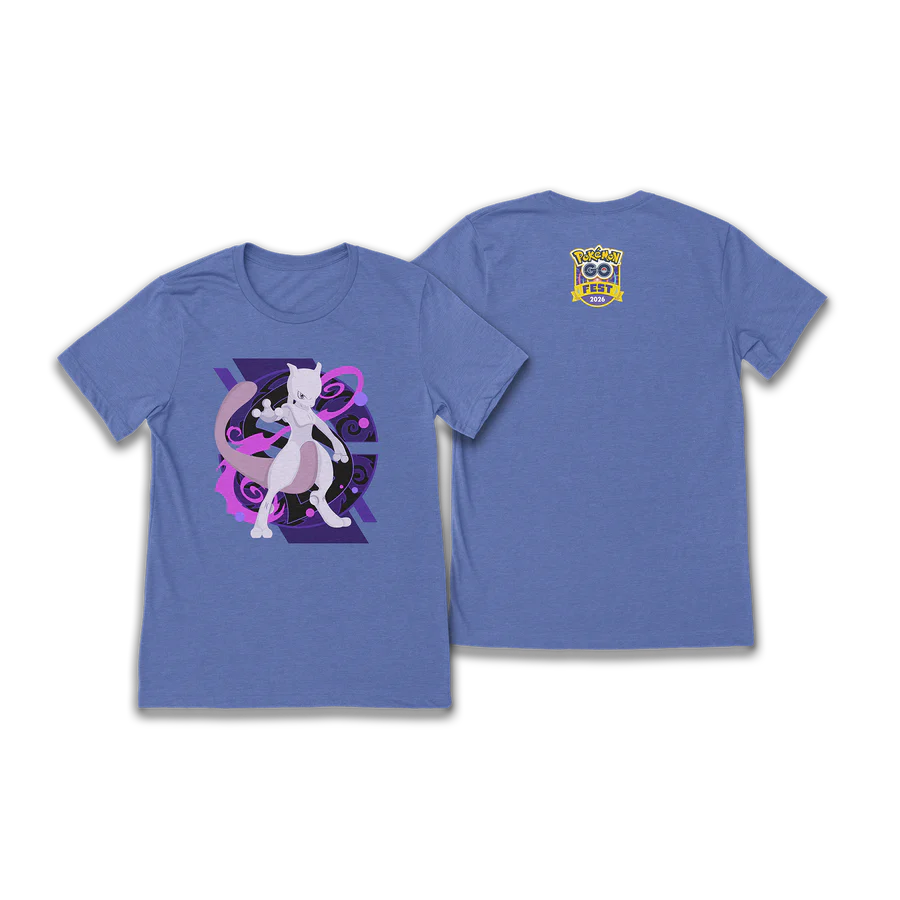 PKMN_Style's tweet image. Pokémon GO Fest 2026 merch. Also available are previous years tshirts, and a special 10 year anniversary tshirt. Available on Pokémon GO merchandise website.

#PKMNStyle #PKMN #Fashion #PokemonClothes #PokemonStyle #PokemonGO