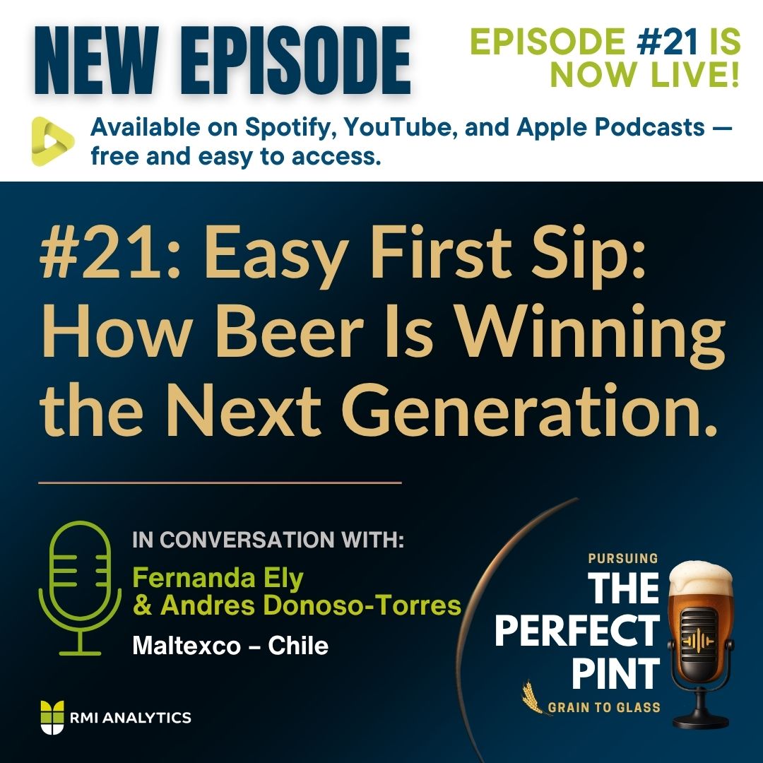 RMIAnalytics's tweet image. 🎙️ Episode #21 is live!
🍺 Easy First Sip: How Beer Is Winning the Next Generation
Featuring Fernanda Ely &amp;amp; Andres Donoso-Torres + market update from Danielle &amp;amp; Brent.
🎧 Listen now: [link]
#Beer #Podcast #Brewing