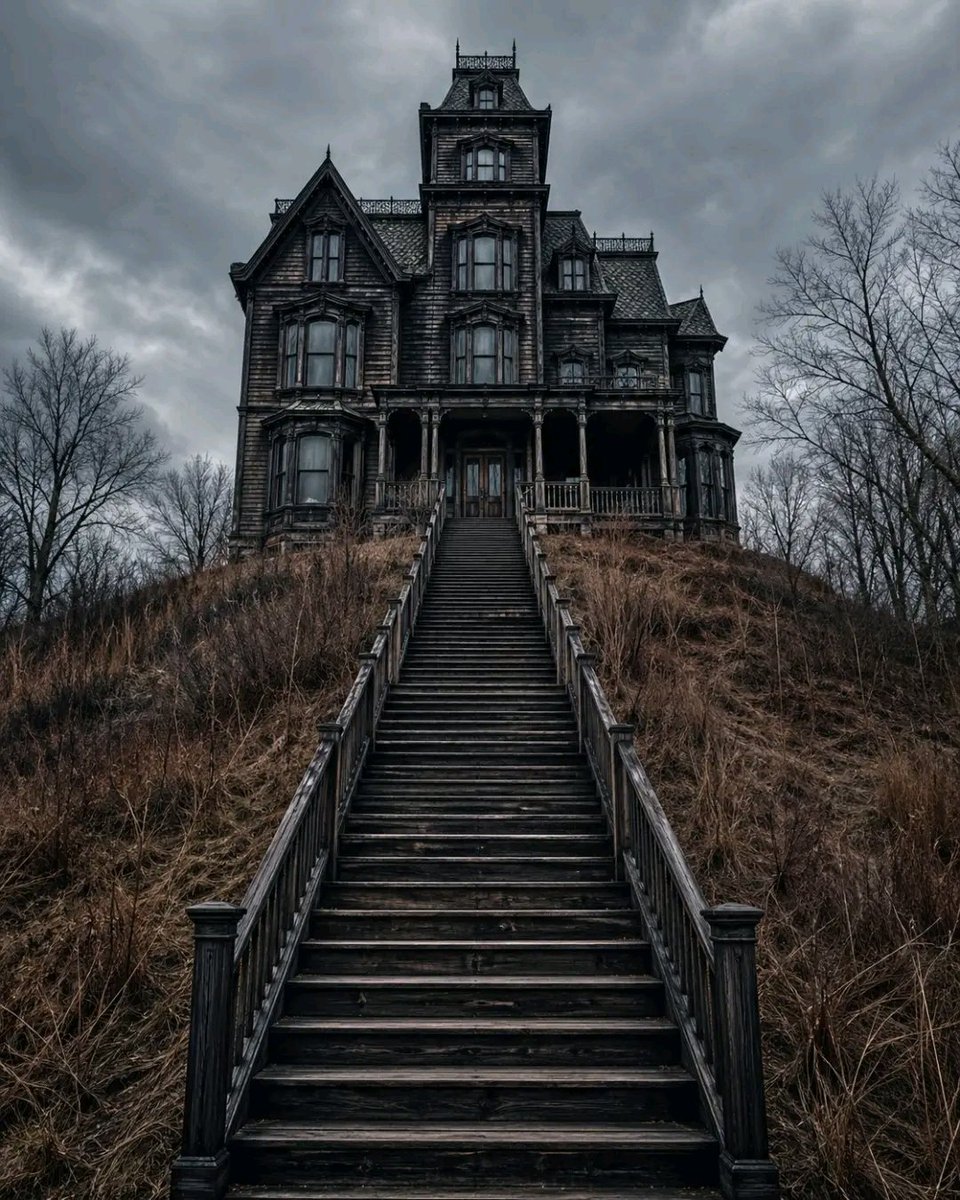 Its crazy last day of April... Lets do a sleep over and watch a Horror movie in this house ... 🙃😛