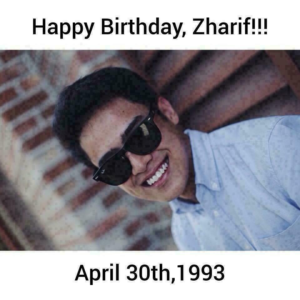 ImranDaud1993's tweet photo. Happy 33rd Birthday, @ZharifNewsMPB !!! 🎉🎉🎉🍰🍰🍰🎈🎈🎈🎊🎊🎊🎁🎁🎁🎂🎂🎂 https://t.co/W2ExxGhN7Z
