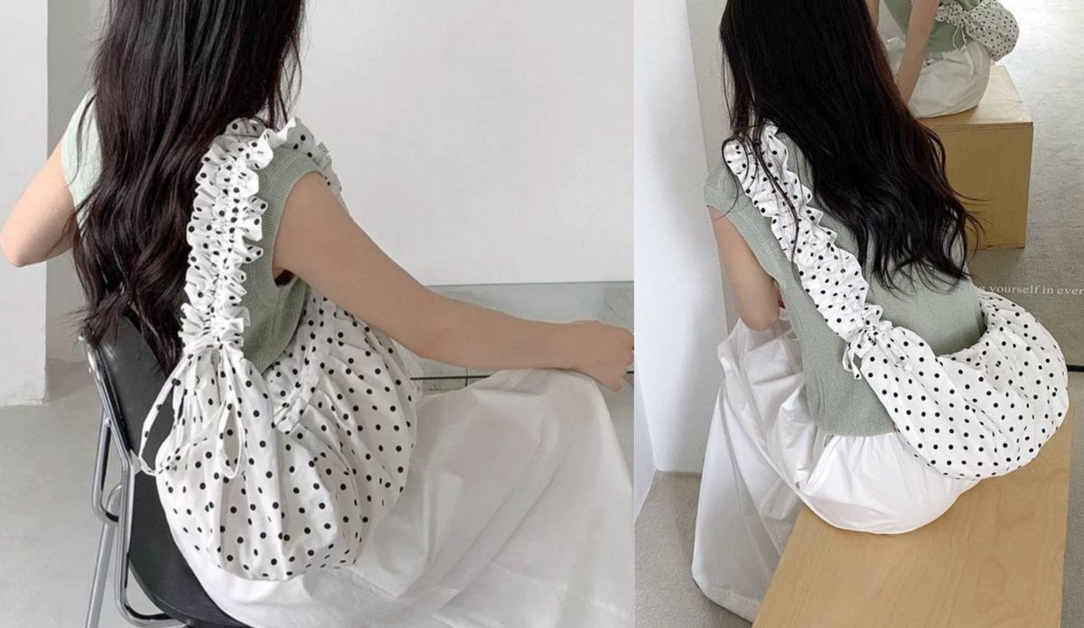 stuffsite's tweet photo. sells lovielets open po bag polka 👜 talinya bisa di adjust  pake zippee juga, muat ipad dll, bersih ch 115k (est tax 15-20k), yang minat boleh drop usn / DM 📧 (lovielets) atau komen untuk check type hp kalian 😉 https://t.co/oOCaVG0NlY