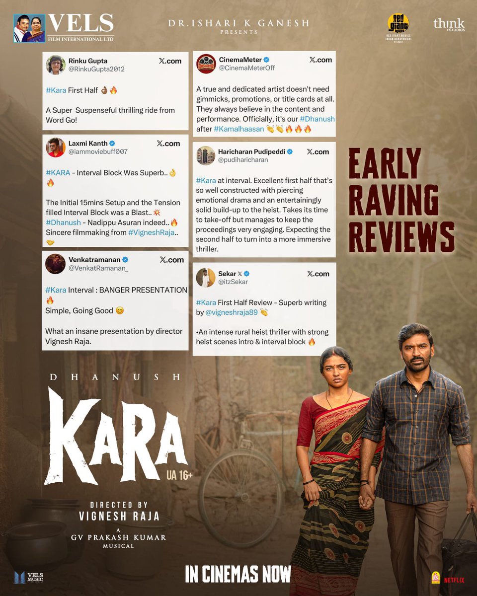 atcinemedia's tweet photo. #Kara getting extraordinary report from early shows.. Off to a Fantastic Opening day.. Weekend going to be the real Blast 💥 💥 https://t.co/BdaNDJEG14