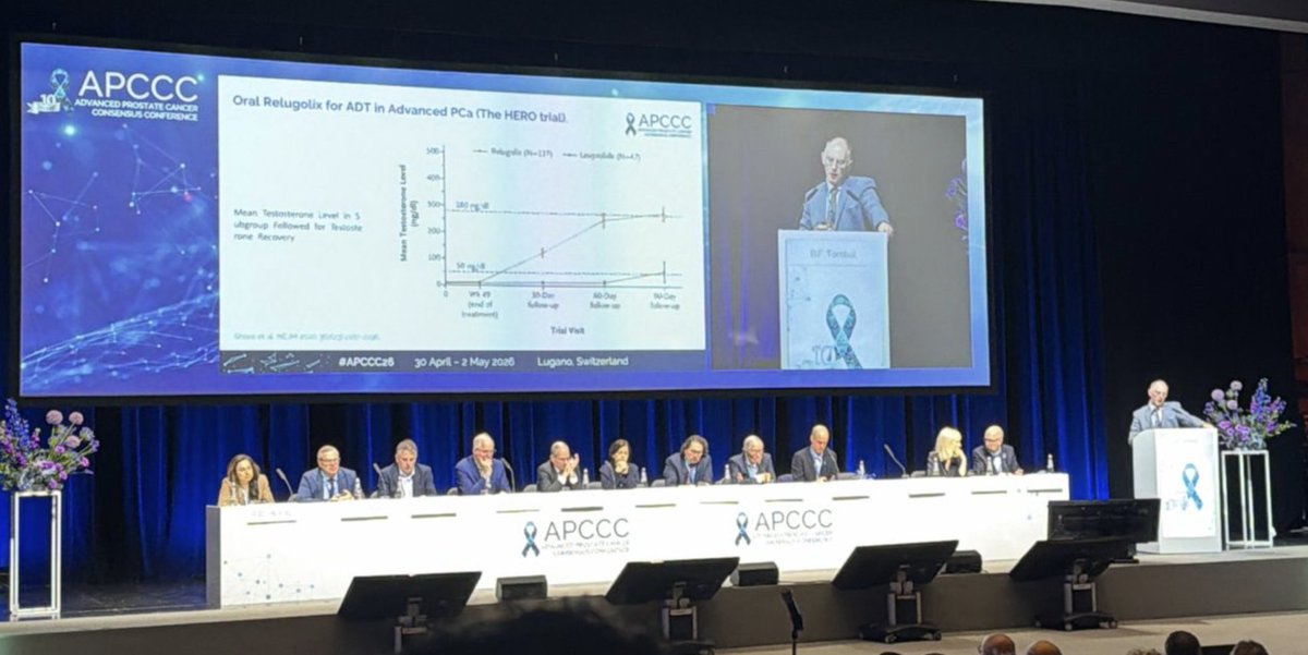 RodRogSan's tweet photo. 🎯La importancia de la testosterona basal y de la recuperación de la testosterona en este contexto, cuanto tiempo debemos esperar.. @APCCC_Lugano #IPCS26 #APCCC26
@urotoday @aaoncoclinica
@OncoAlert @GrupoGuiaArg @oncourologiaarg https://t.co/jU3c6UNAvX