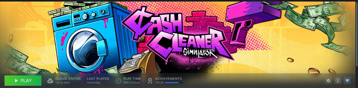 Jazz_Cruiser's tweet photo. @Contagious_Punk I anticipate I'll be playing #CashCleanerSimulator for thousands more hours....hopefully all on record...check out the pinned playlist...episode 193 coming very soon...๐๐ง๐ https://t.co/hLc8qNcq92