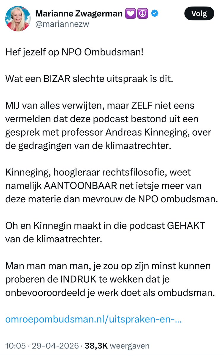 huig_plug's tweet image. Over die andere klimaatrechter mag actrice Marianne Zwagerman niks zeggen. #omerta #CO