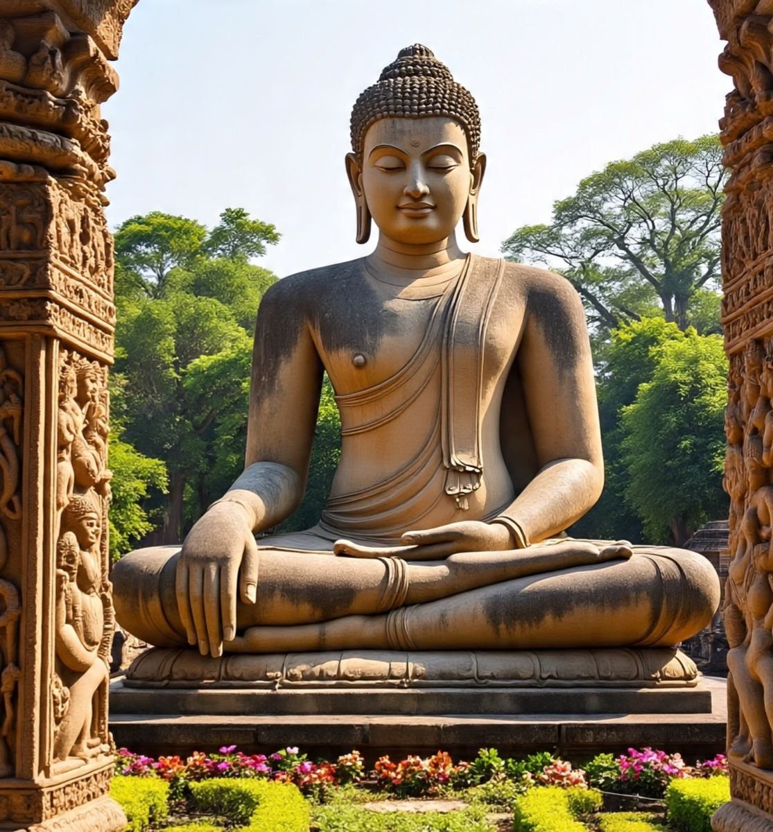 amanthi4's tweet photo. May the light of the Buddha’s teachings fill your hearts with peace, wisdom &amp; compassion on this sacred day.    
#Vesak2026 #Buddha #Srilanka #poyaday https://t.co/MFY5bvcLv9