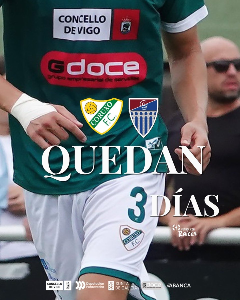 CoruxoFCoficial's tweet photo. 3️⃣ 𝐃𝐈̄𝐀𝐒  para o #CoruxoFCGimnástica imos loitar #AtaOFinal porque si se soña e se cre #SiSePode !!!!! https://t.co/1PRA3q4kF4