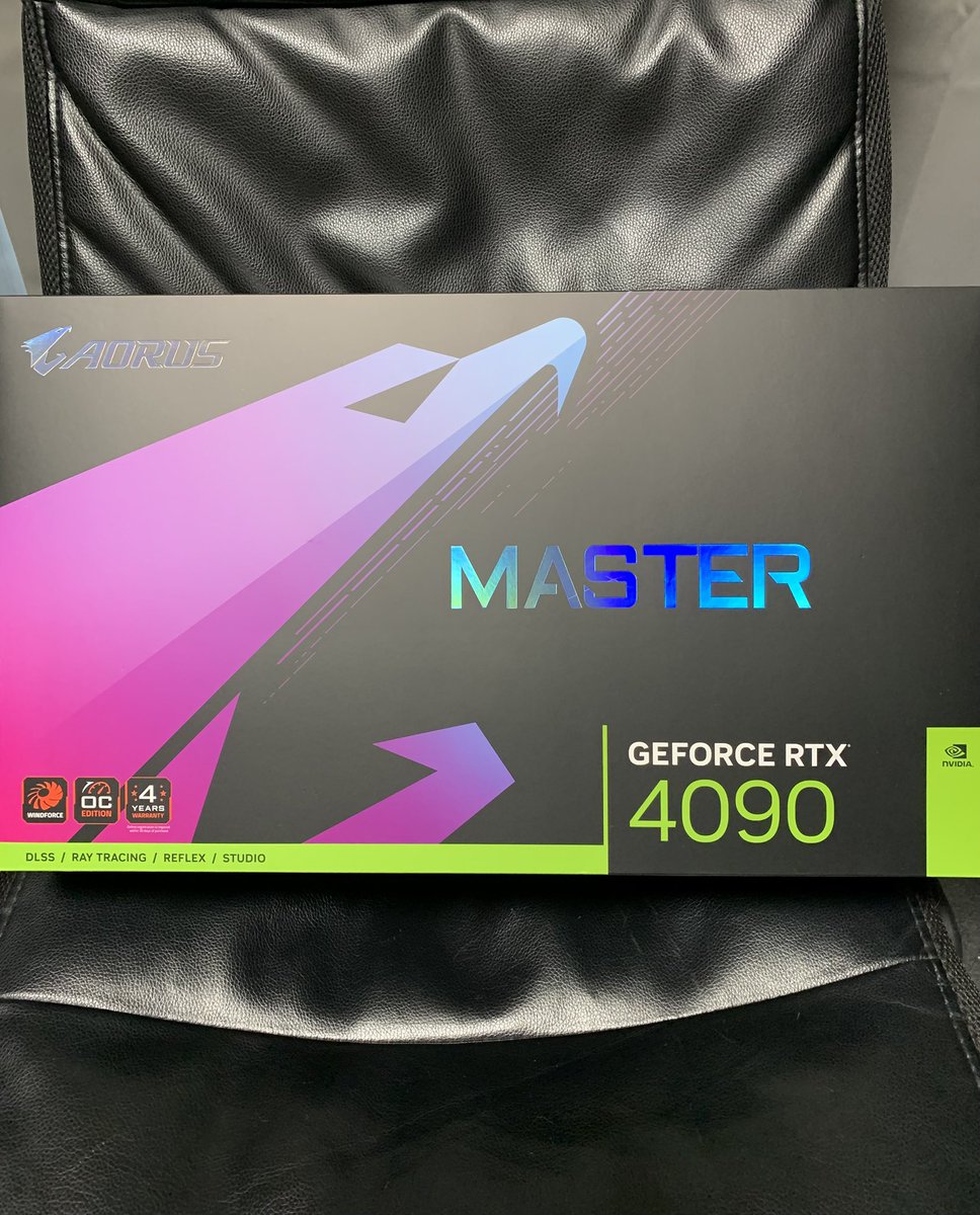Xeon_Plati_8274's tweet image. #PC
#パソコン 
#売ります
#ゆる募
#拡散希望

・GIGABYTE AORUS GeForce RTX 4090 MASTER 24G (送料込み330000円)

友人からの依頼品です。
RTX5090を買った為、売却します。

※ 即一括で支払い出来る方を優先します。
※早い者勝ちです。