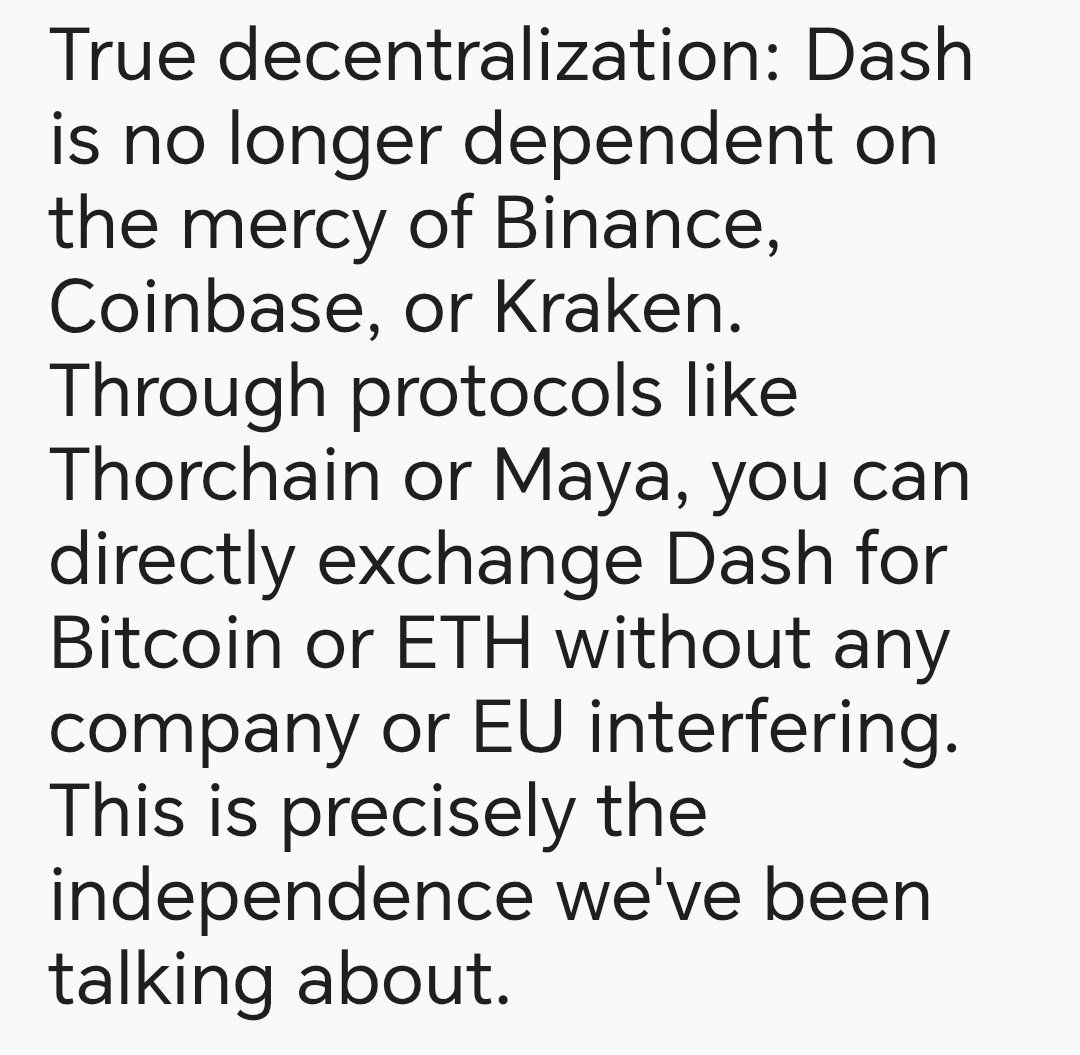 X1onYt57620's tweet image. When the pressure becomes too great, exactly this happens: #capital flows underground (DEX, peer-to-peer). There, the state has no control whatsoever and sees no tax revenue. The #EU therefore risks shooting itself in the foot.
#Dashcoin #krypto #Crypto