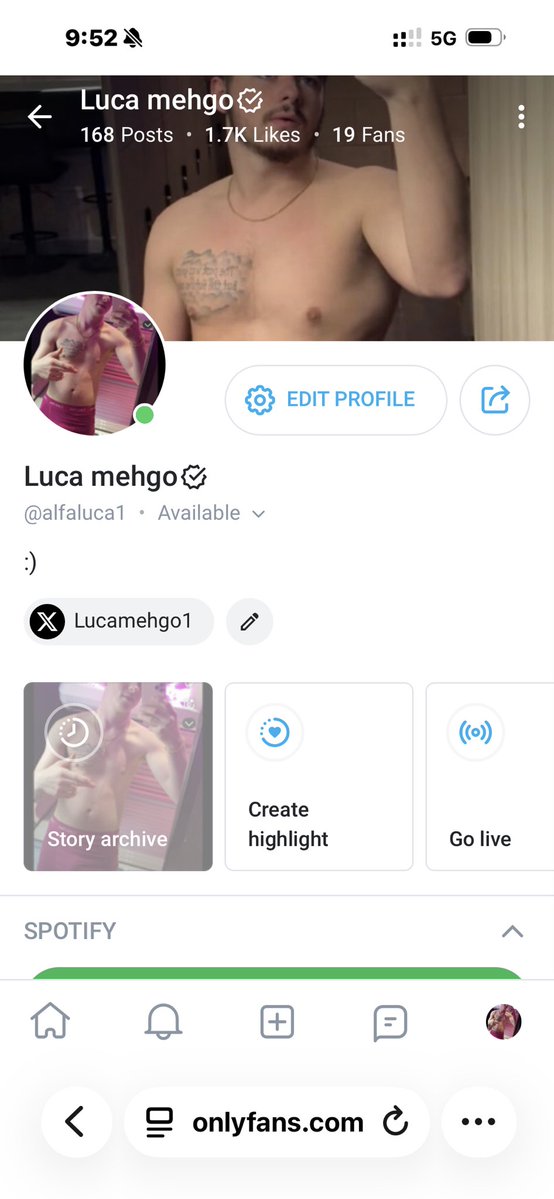 Luca mehgo OF🌶️ tweet media