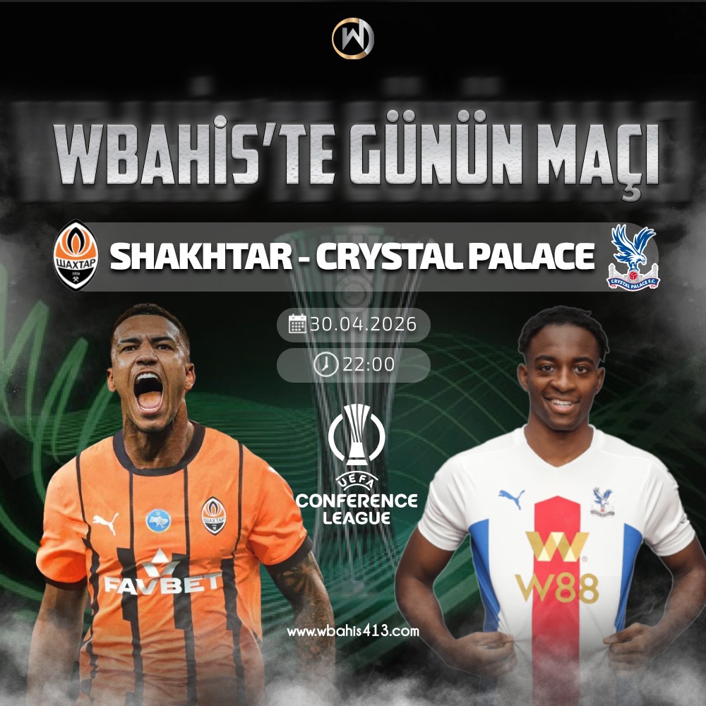 wbahis_wb's tweet image. WBahis İle Günün Şanslı Karşılaşması
#shaktar  VS  #crystalpalace

⭐️ %15 Çevrimsiz Spor Yatırım Bonusu
👑 İlk Yatırıma %50 Çevrimsiz Discount
✨ 250 Freespin / 3000 Freebet Deneme Bonusu

🌟 Güncel Adresimiz: wbahis413.com/tr/