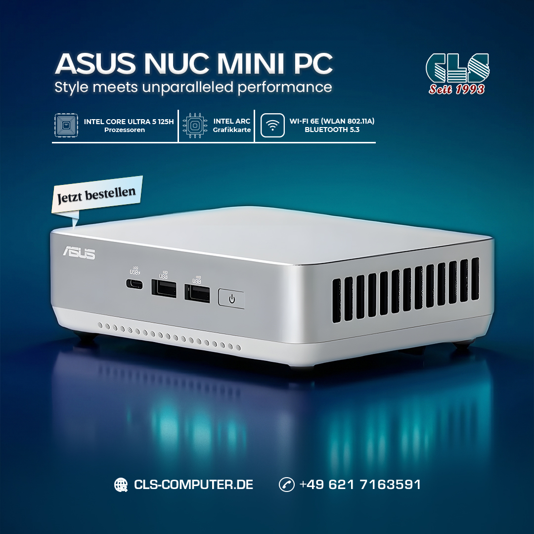 cls_computer's tweet photo. 🖥️ asus Mini pc-Kompakt. Intelligent. Zukunftssicher bei cls-computer!
jetzt erleben: https://t.co/hy67Ey4A3x

#CLSComputer #MiniPC #asusminipc #CompactPower #AIReady #Officepc #HomeOffice #BusinessPC #NextGenPC https://t.co/LsJNT0BVCE