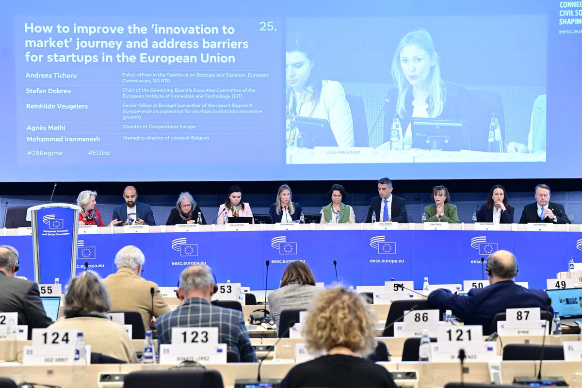 employers_EESC's tweet image. 🗯️ Europe has around 8% of global scale-ups, while 60% are in North America. The main problem is not #innovation, but commercialisation. The 🇪🇺 should create markets &amp;amp; demand, &amp;amp; make the #SingleMarket a true one 🎯

Sandra Parthie at #EESCplenary debate on #startups