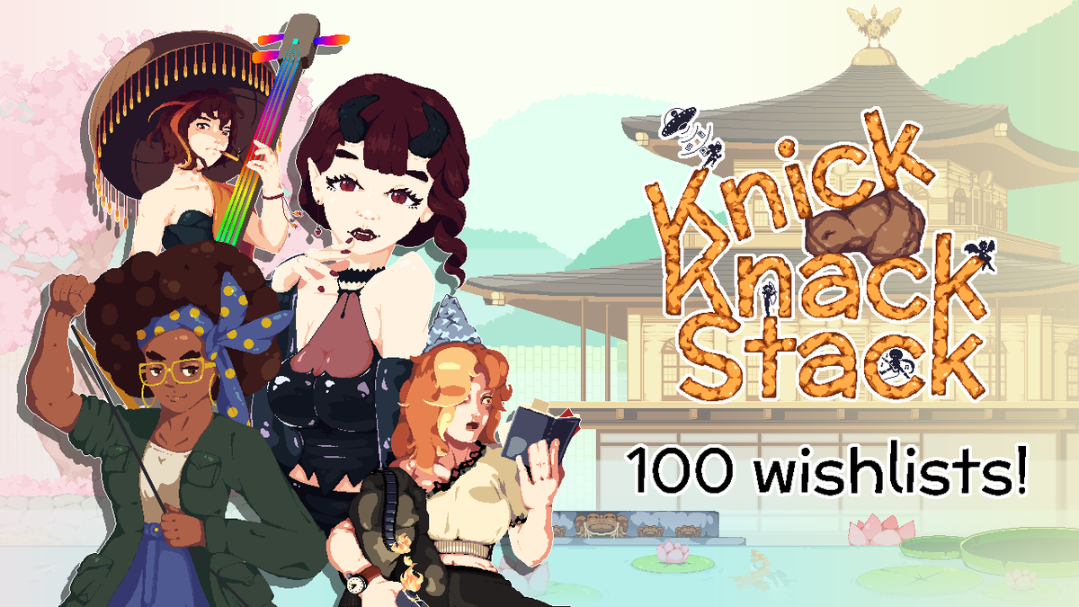 ✨ Knick Knack Stack on Steam ✨ Soft Reverie Studio tweet media