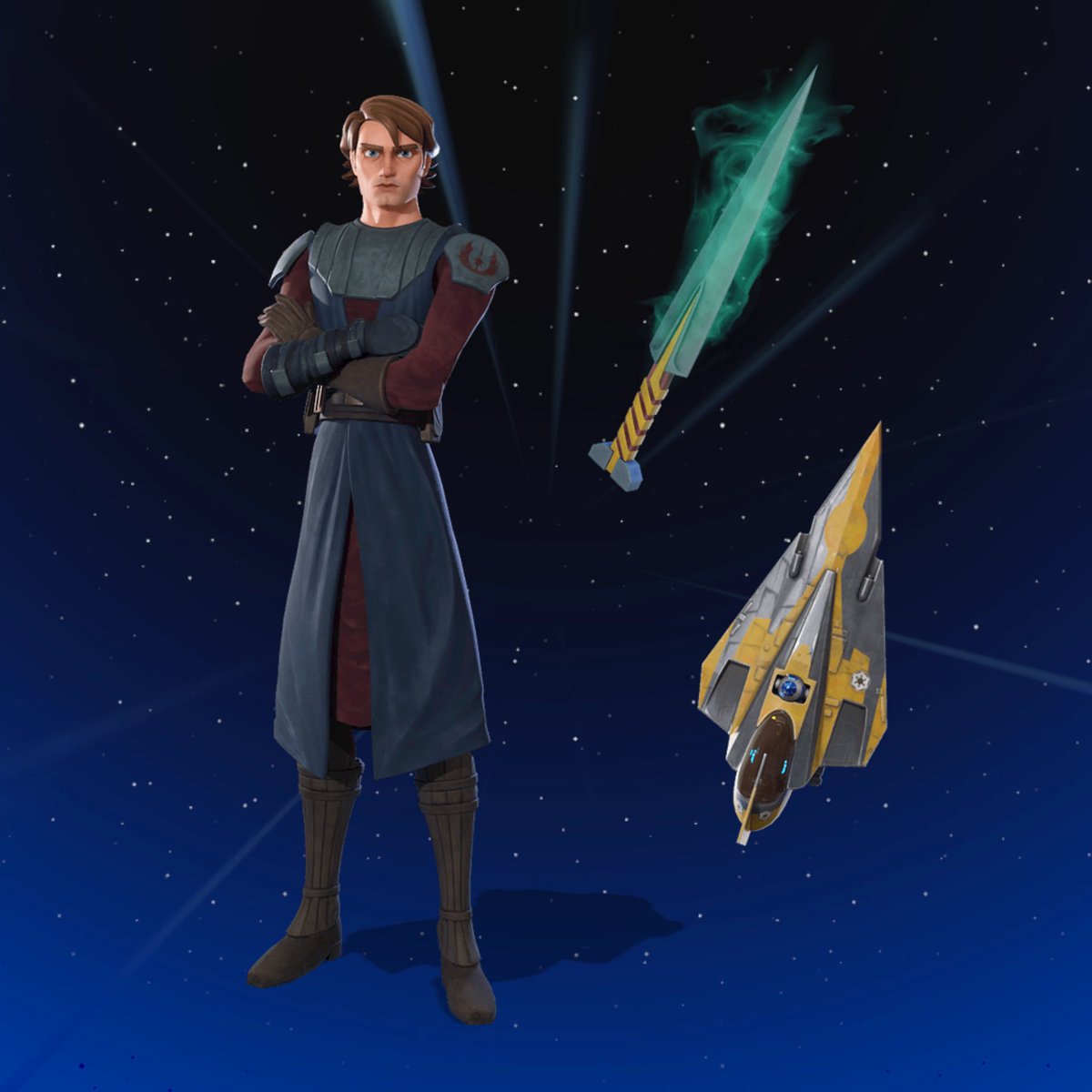 FN_Assist's tweet image. #Fortnite x Star Wars: The Clone Wars

Anakin Skywalker &amp;amp; Ahsoka Tano skins - drop tomorrow night!

(via @ShiinaBR)