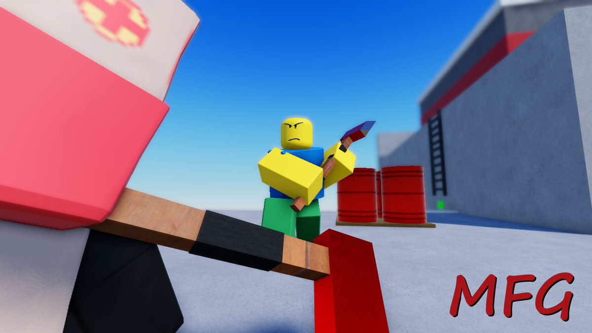 TheBuliderMC's tweet photo. MFG (Melee Fight Game) got updated.

Update Log: https://t.co/QsUfUhYZZh 

Game: https://t.co/A7XluwD8Hm

New Icon and game Thumbnail

#Roblox #RobloxDev #MFG https://t.co/ReECxjL7AB