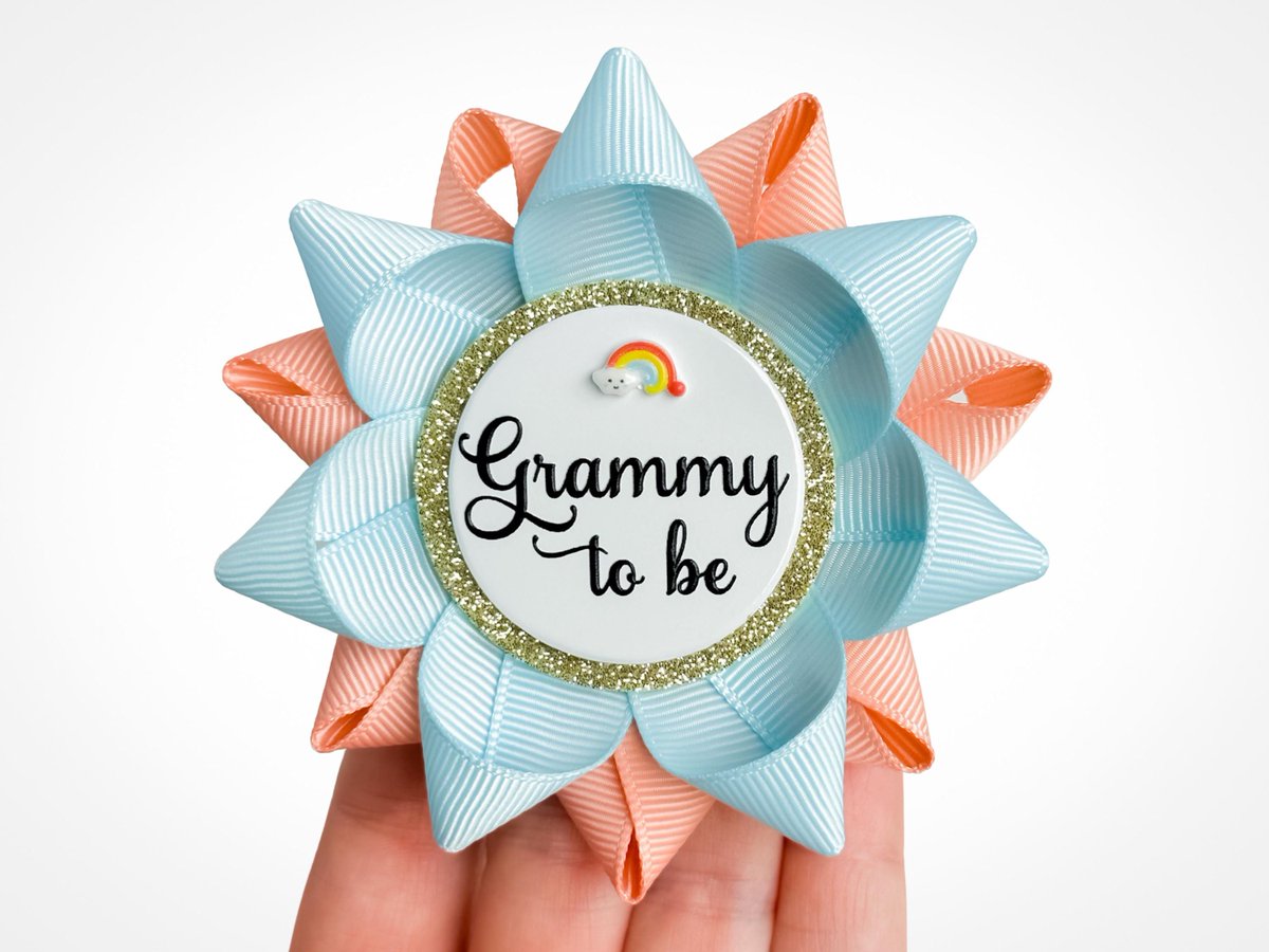 PPerceptions's tweet image. Rainbow Baby Shower Pin, New Grammy Gift, Aqua Blue Peach Keepsake with Rainbow tuppu.net/fea69f74 #shopsmall #eventplanning #handmadegifts #babyshower #weddings #shoppingonline #RainbowTheme