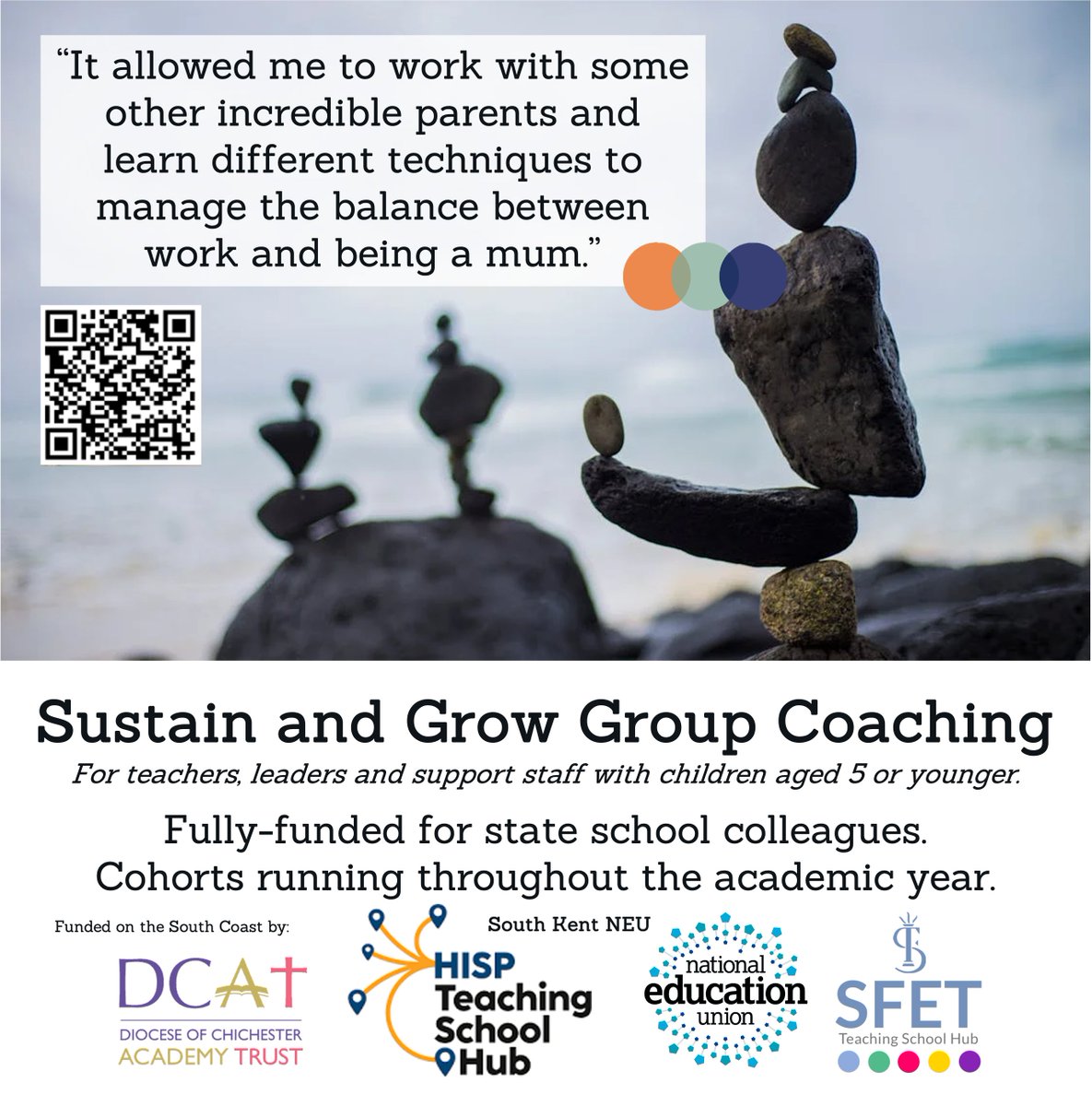 SFET_TSHub's tweet image. Supported by Teaching School Hubs, 383 colleagues this year have benefited from the @mtpt_project Cradle to Classroom programme helping them to remain in a profession that can be enormously compatible with family life. Register: eventbrite.co.uk/cc/sustain-and… #Hampshire #Surrey