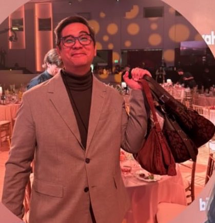 Atp, Direk Lauren goes beyond the title of being Star Magic’s head when he’s with BINI. I guess it is safe to call him their “stage father”. 

Thank you so much for trusting &amp; taking good care of the girls, <a href="/direklauren/">Direk Lauren</a>. 🥹🫶

BINI GLOBAL FORCE FILIPINAS 

#BINIForBBWomenInMusic