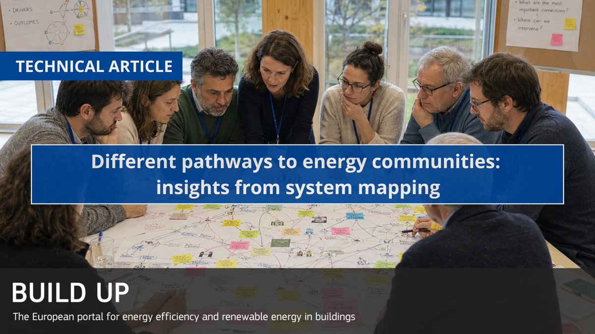 EU_BUILDUP's tweet image. 🧭 Mapping pathways of energy communities in Europe. New BUILD UP article explores how local context, stakeholders and governance shape different energy models⚡

Read the full article: build-up.ec.europa.eu/en/resources-a…

#EnergyEfficiency #EnergyCommunities #BUILDUP