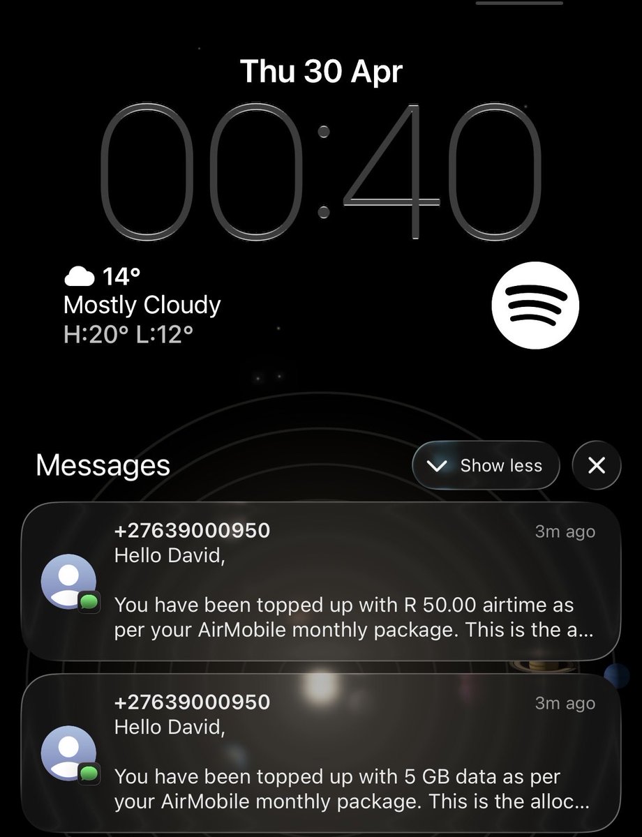 dkpeall's tweet photo. @airmobilesa how much do you hate your customers or did no one think sending messages at midnight wouldn’t wake anyone…  disappointed how do i unsubscribe from these notices? https://t.co/bM5F8XjXbJ