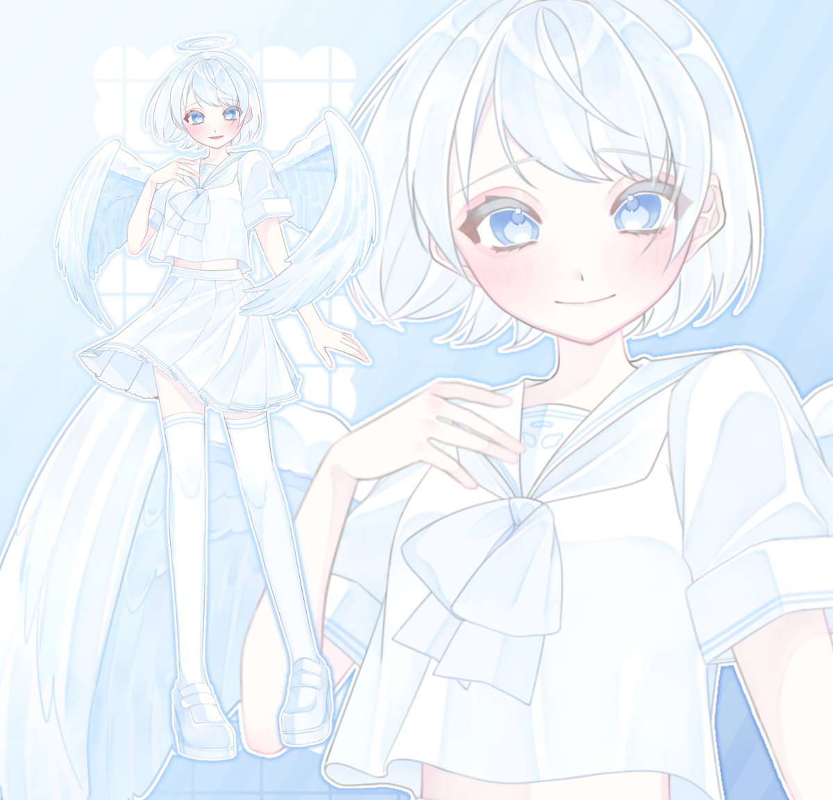 meguri3510_'s tweet image. 天使🪽と天使🪶
#OC