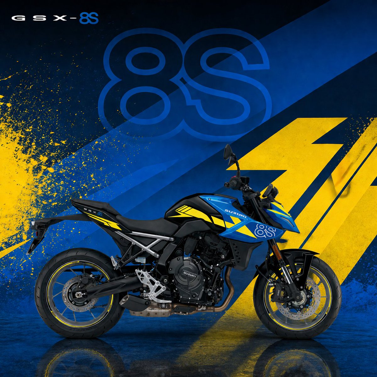 SuzukiMotoES's tweet photo. La Suzuki GSX-8S estrena el nuevo color Amarillo Ibérica, una combinación única de amarillo y azul 💛💙 que potencia su carácter naked y su espíritu street fighter.

Tecnología, rendimiento y una estética que marca la diferencia.

+INFO ➡️ https://t.co/gPhZLGK9Ja https://t.co/c20s2mFp9P