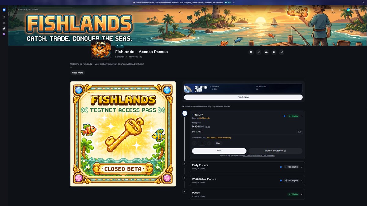 FISHLANDS — Fish, Stake & Earn 🎣 tweet media