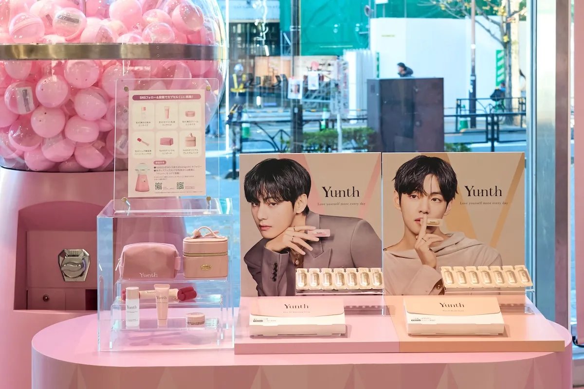 naver_taehyung's tweet image. Behind the Explosive "Favorite Idol Consumption" Trend: Wholesale Sales Increased by 311% After Featuring BTS V  for Yunth

In late October 2025, Yunth appointed V from BTS as its brand ambassador. Both brand awareness and sales increased rapidly, with wholesale sales at drug and