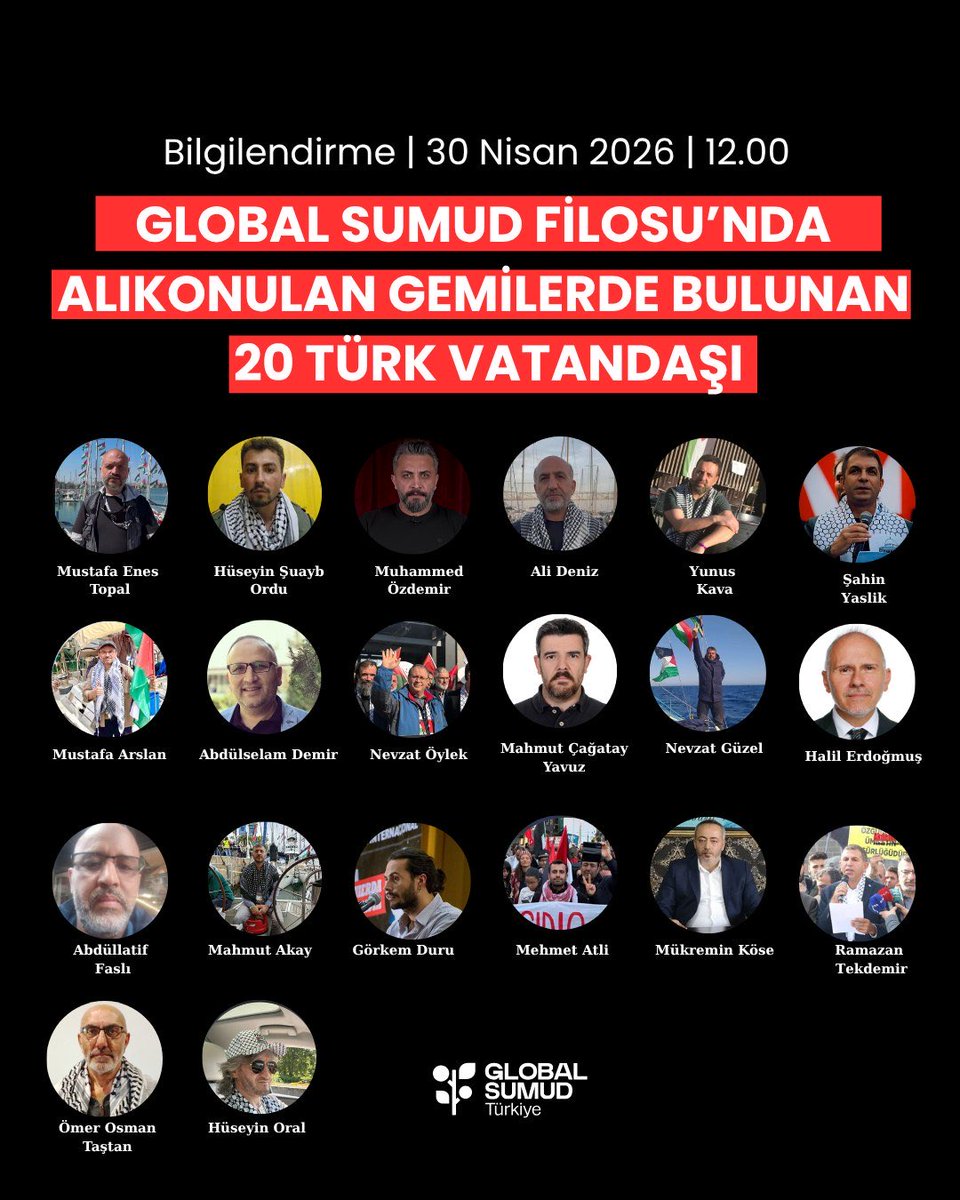 Global Sumud Filosu Türkiye tweet media