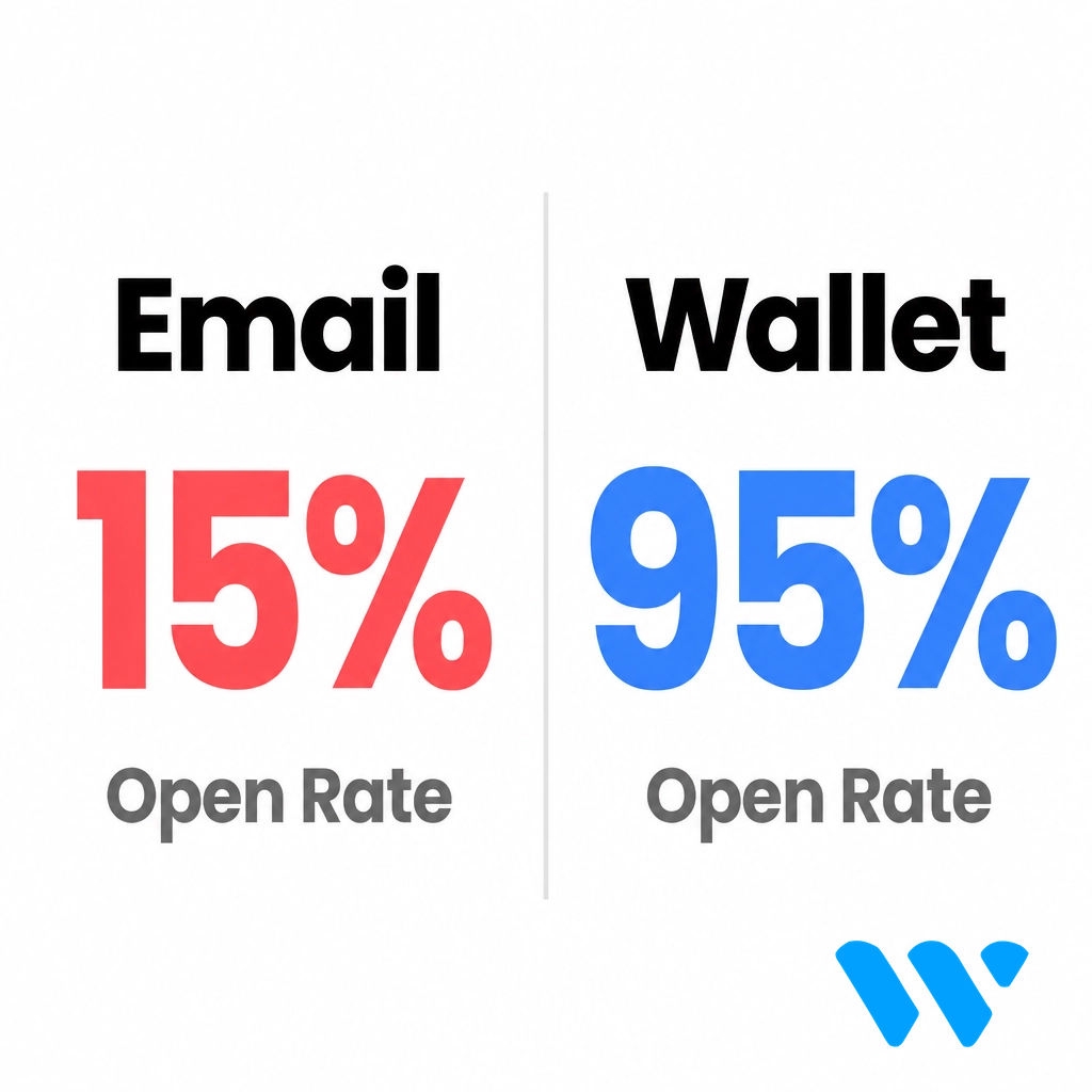 Retail_Wallet's tweet image. Retail marketing is shouting into a void.

Emails hit a 15% open rate wall. Wallet changes the game with 95% visibility and 90% active users: all without an app download.

Ready to reach your customers? Link in bio.

#RetailTech #Cashback #CustomerExperience #WalletFirst