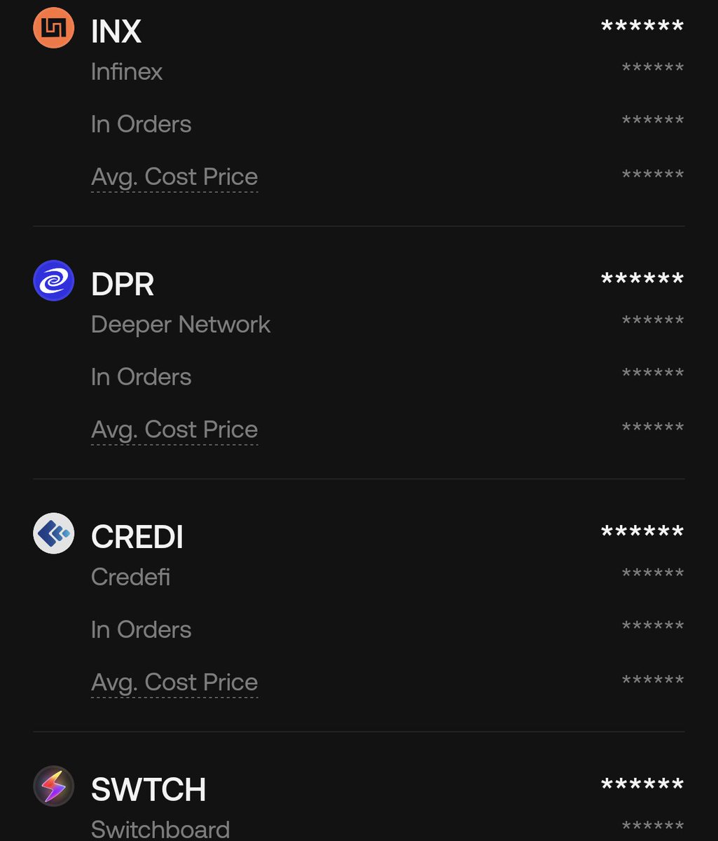 KiaraLaxmi's tweet image. Holding some shitcoins on KuCoin… whales, pump my bags please! 😃

#inx #credi #dpr #swtch