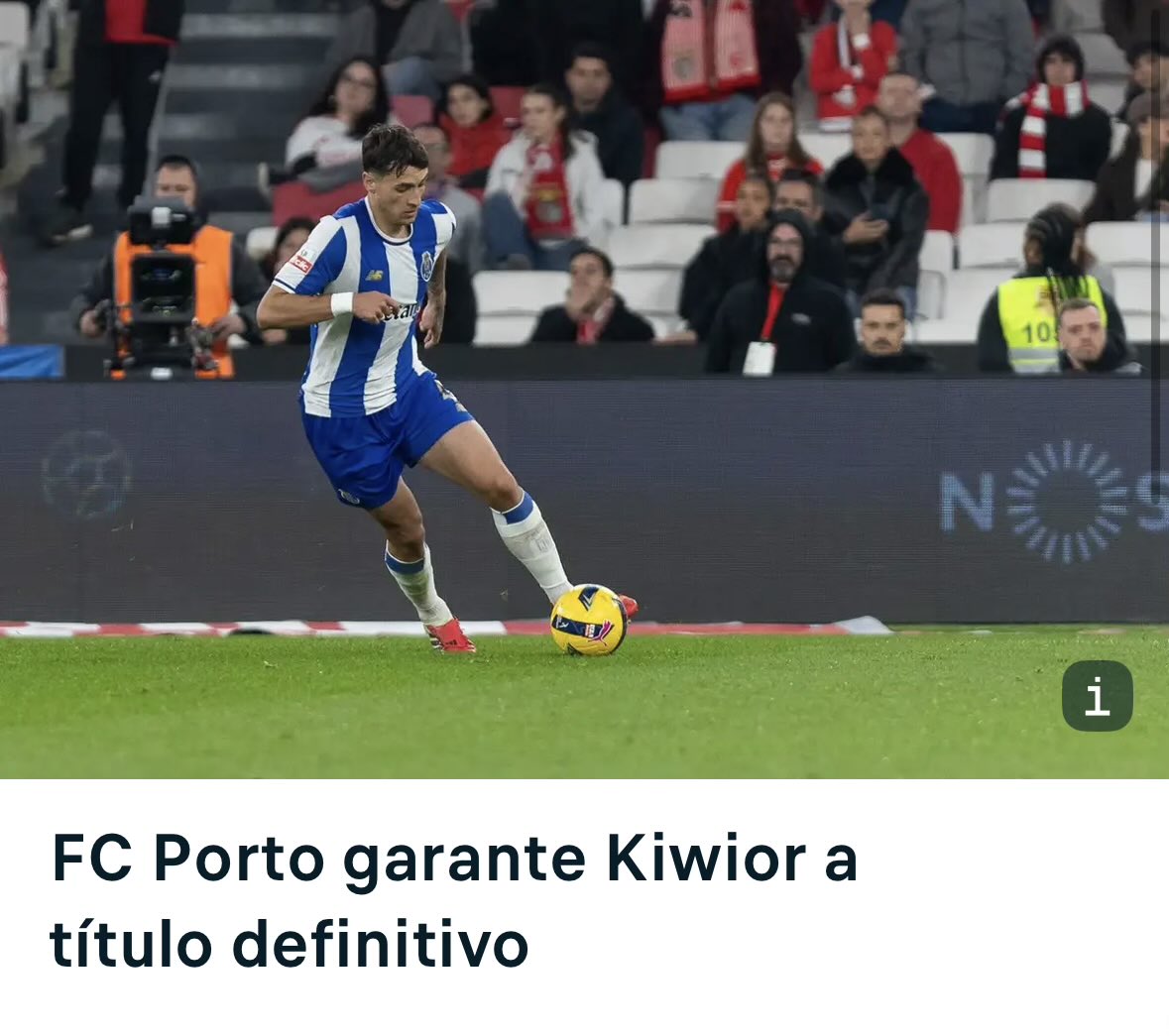 Excelentes notícias.