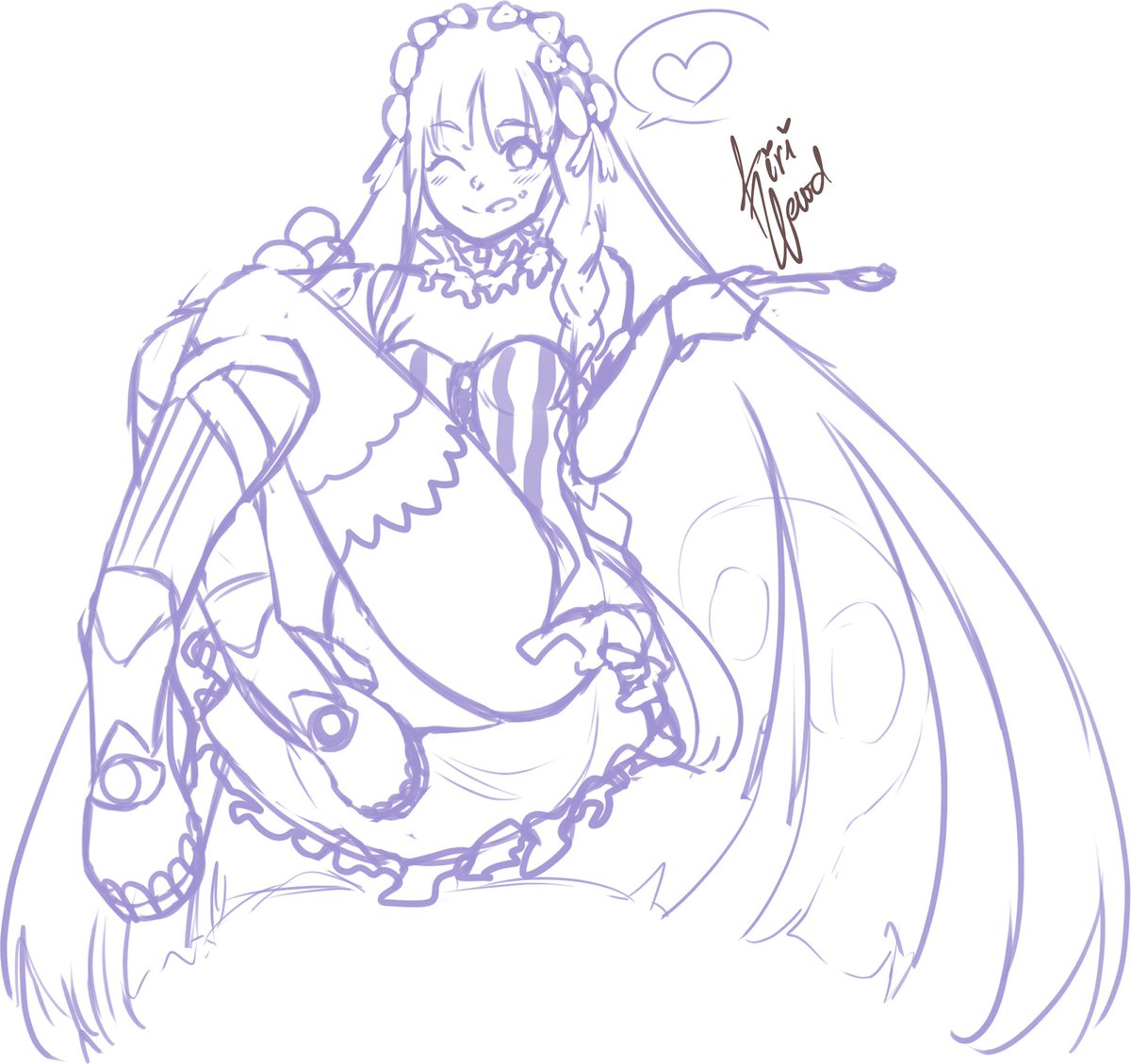 Sketches of today!! Which one should I work on today...  I'm being told to turn Francesca on a full render art, too

#WIP