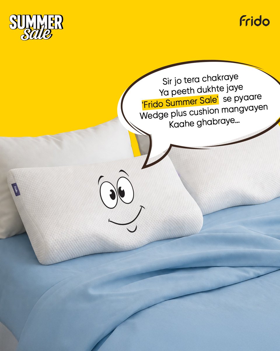 frido_official's tweet image. Ab summer season se ghabrane ki koi zarurat nahi hai!

Frido Summer Sale par paiye saare products upto 70% off par!

Grab your favs now!
link.myfrido.com/7a4fc9 

#SummerSale #Comfort #Frido