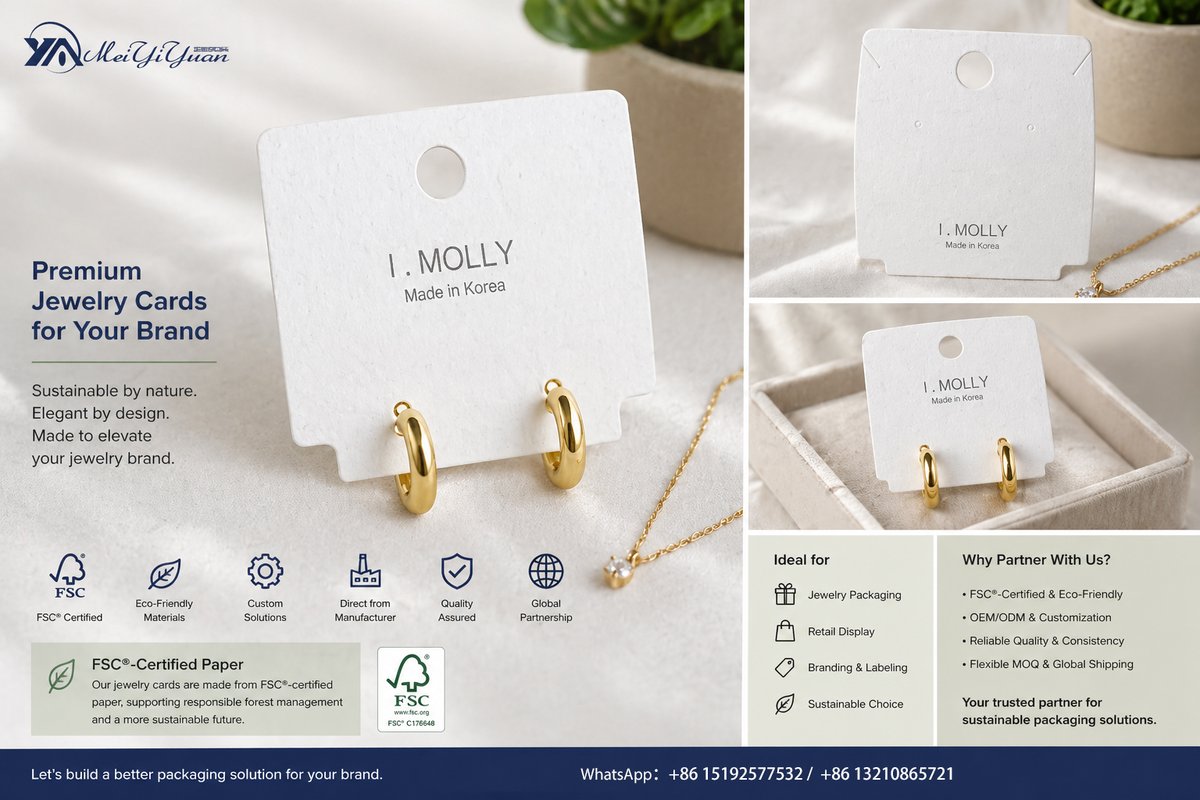 Queena8780's tweet image. We sincerely look forward to becoming your long-term, reliable paper packaging strategic partner — achieving mutual success and growing together with your brand. 🤝 
#PackagingDesign #JewelryPackaging #SustainablePackaging #FSC #Branding #RetailDisplay #OEM #Manufacturing