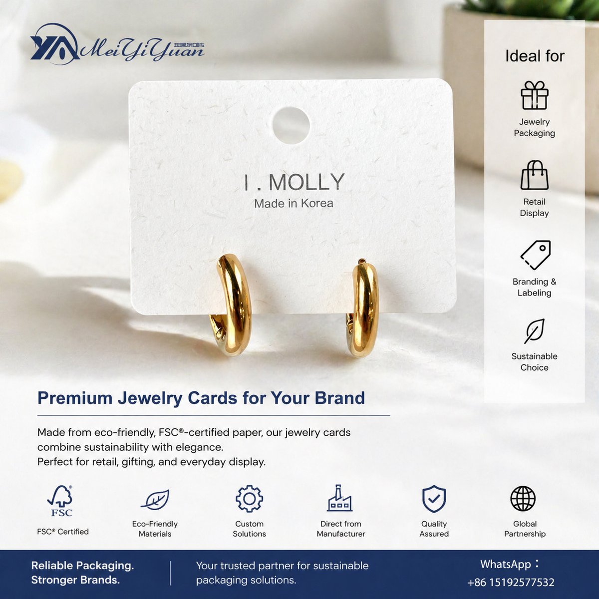 Queena8780's tweet image. We sincerely look forward to becoming your long-term, reliable paper packaging strategic partner — achieving mutual success and growing together with your brand. 🤝 
#PackagingDesign #JewelryPackaging #SustainablePackaging #FSC #Branding #RetailDisplay #OEM #Manufacturing