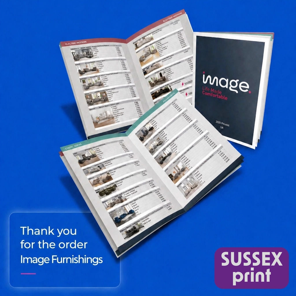 SussexPrintLtd's tweet image. Showcase your products with professional A4 booklets and price lists. Our high-quality printing ensures stunning clarity and precision. From design to delivery, we make the process seamless.

01903 372397
print@sussexprint.co.uk
#Printing #Sussex #Business #PriceLists