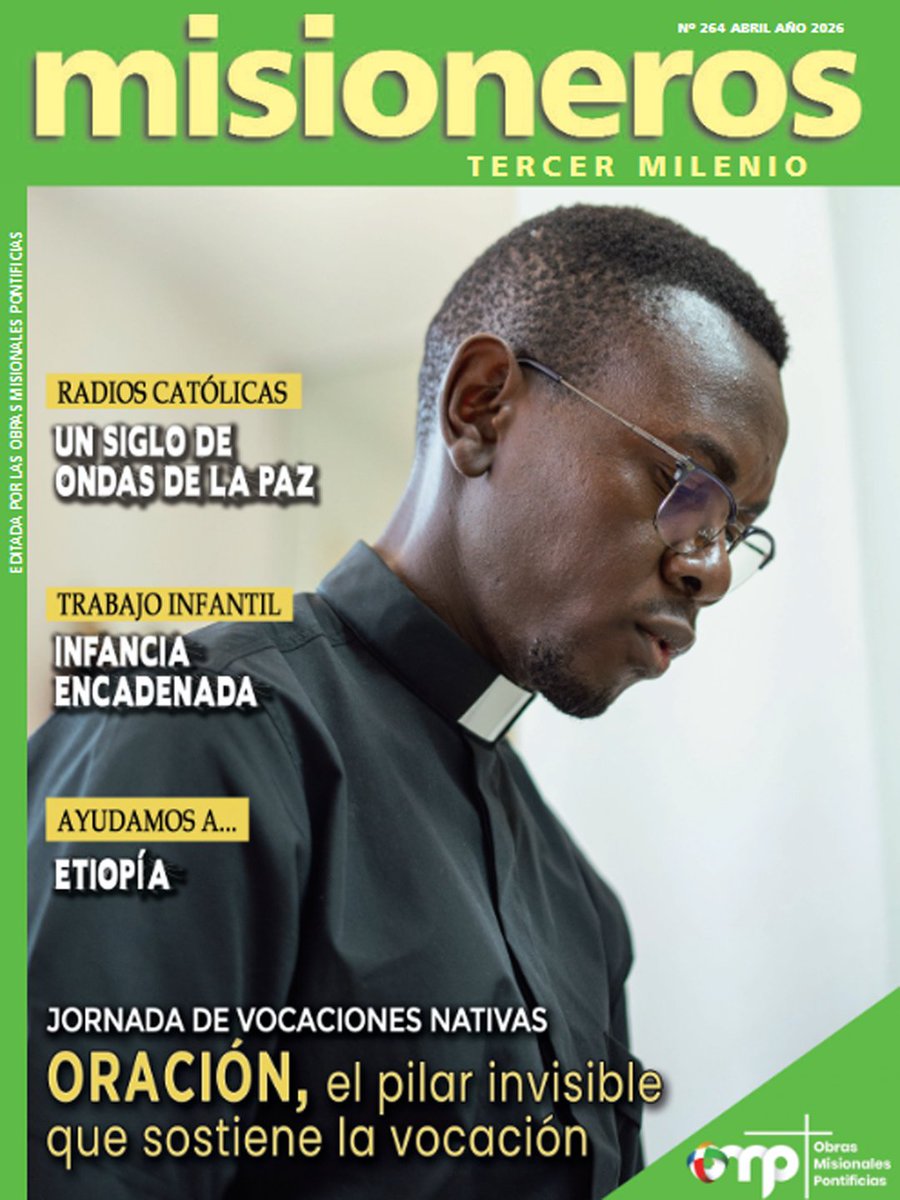 Nuevo número de la revista #Misioneros 📖❣️

🙏 Entrevista al P. Apolinar Mbo Olinga (vocaciones en África)
💬 Jesús Esteibarlanda: “Lo más importante son las relaciones humanas”
🎬 La tarta del presidente, mirada humana a Irak

👉 omp.es/revista-mision…