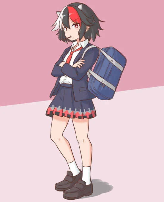 Skebご依頼で描きました 学せいじゃ