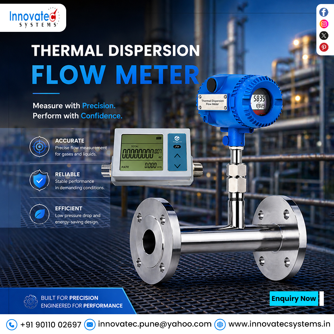 Innovatecsystem's tweet image. Measure with precision using our Thermal Dispersion Flow Meter 📊🔵

📞 Contact: +91 90110 02697
📧 Email: innovatec.pune@yahoo.com
🌐 Website: innovatecsystems.in

#FlowMeter #IndustrialAutomation #ProcessControl #Engineering #Instrumentation #IndustrialSolutions