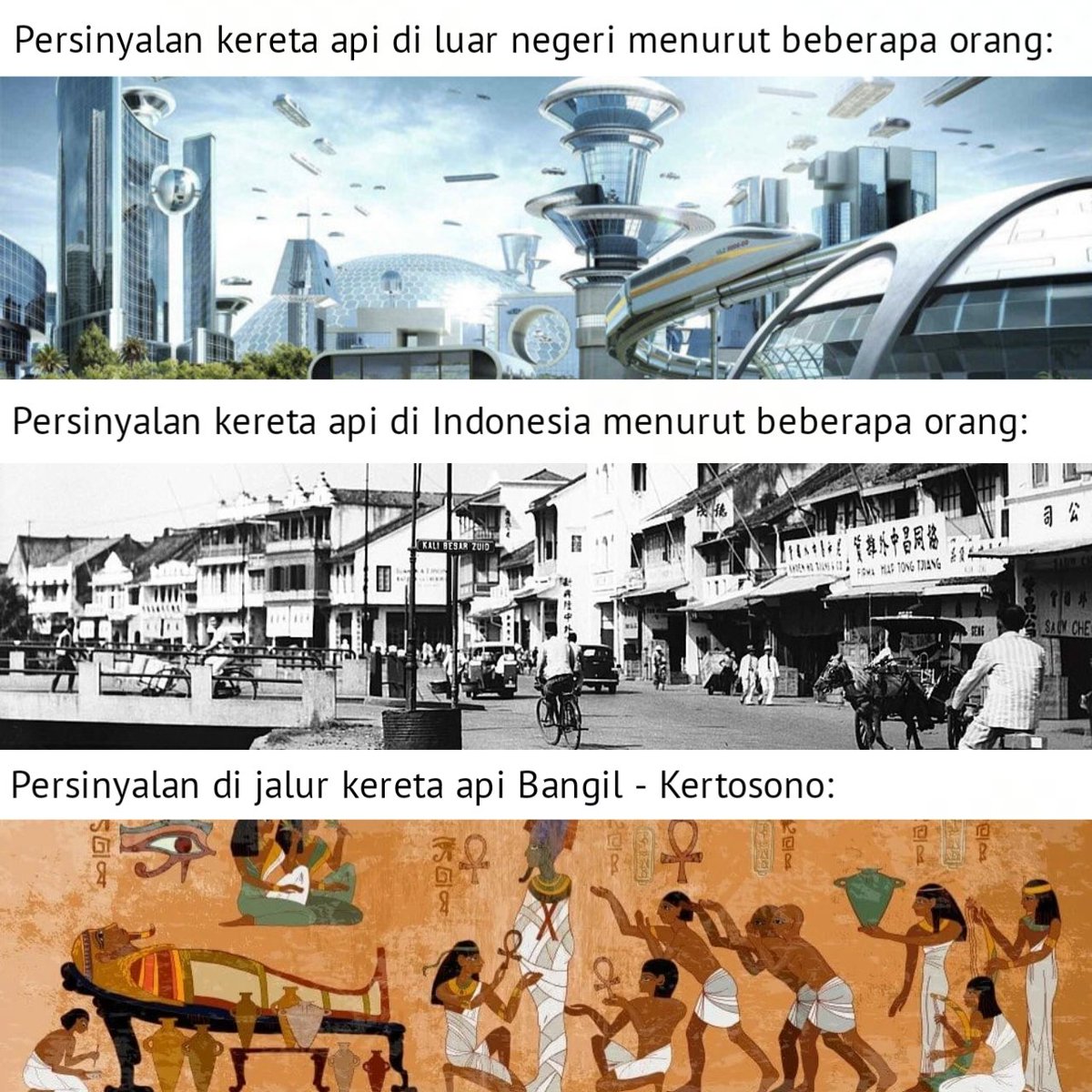 Ayo naik Argo Dhoho dan Argo Penataran, rasakan sensasi persinyalan kereta api warisan Mesir Kuno! 🚂🚃🚃🚃🚃🚃🚃🚃