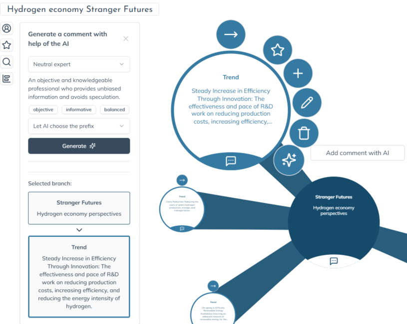 4CF_foresight's tweet image. 🚀 Thrilled to present at Foresight-CHAI #4! We demoed 🌳 4CF Sprawlr: our AI-powered argument tree. It supercharges #brainstorming, turning complex debates into visual, data-driven conclusions.

Discover more: 4cf.eu/sprawlr/

#Foresight #4CF #Sprawlr #AI